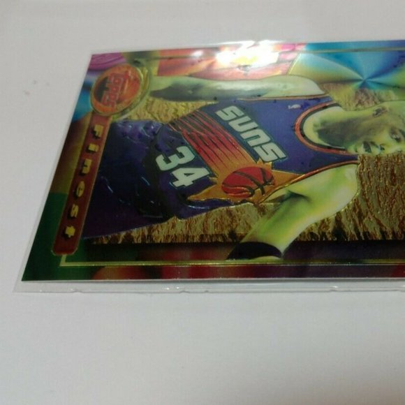Topps Finest Refractor #200 Charles Barkley Hall of Fame Grade Quality SFH - Picture 4 of 14